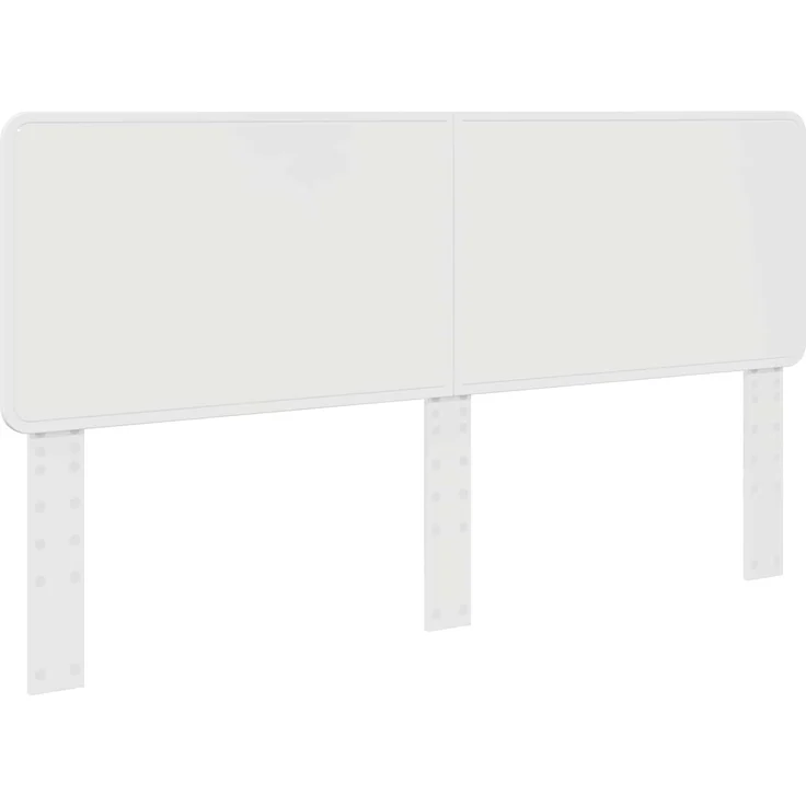 vidaXL Bettrahmen mit Kopfteil Weiß 180 x 200 cm Massives Kiefernholz 3412452 – Bild 5