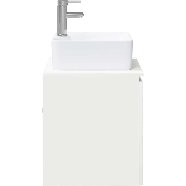 vidaXL Waschbeckenschrank Hochglanz Weiß 62,5 x 44,5 x 80 cm 3404324 – Bild 6