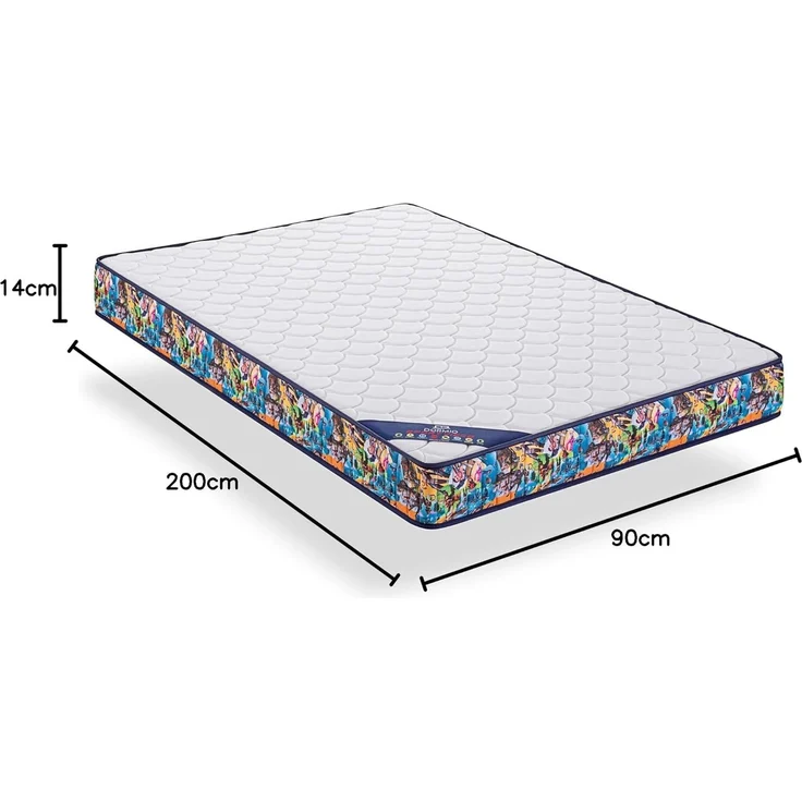 Dormio Sport Visco Matratze, viskoelastisch, geeignet für Nestbett, atmungsaktiv, milbendicht, Maße 90 x 200 cm, Höhe 14 cm – Bild 3