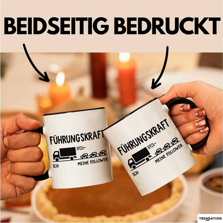 Trendation Tasse Lkw Fahrer Trucker Tasse Geschenk Lustige Geschenkidee Spruch Führun – Bild 2