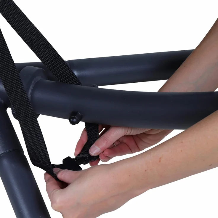 Siena Garden Hängesessel LAGOMA black Hängekorb mit Kissenauflage – Bild 7