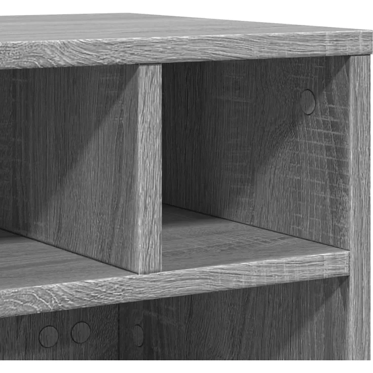 vidaXL Druckerständer mit Rollen Grau Sonoma 41x32x34,5 cm 840616 – Bild 7