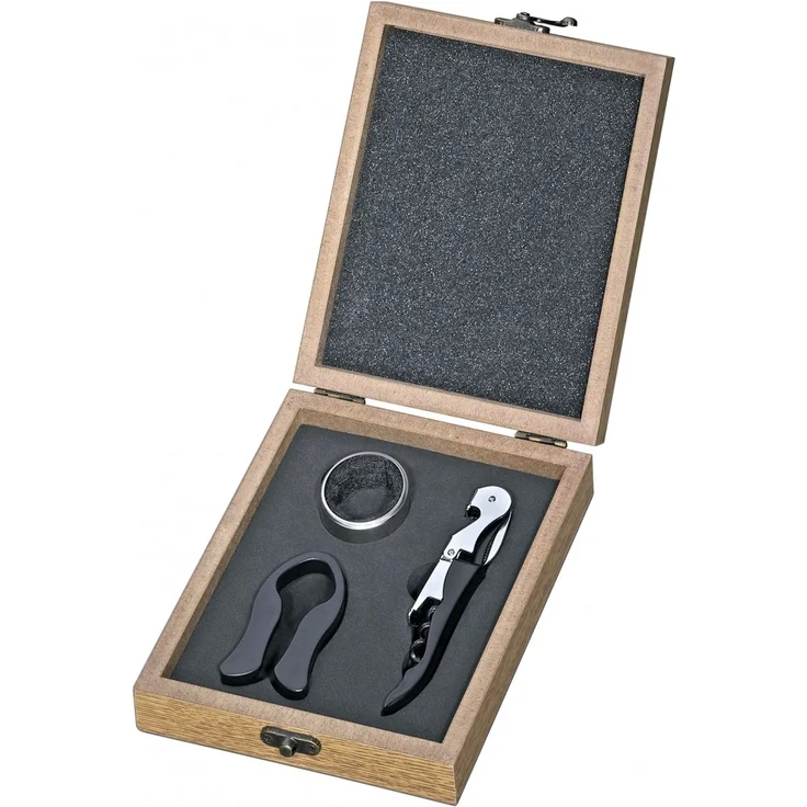 Wein Sommelier Set 3-tlg. Weinöffner Korkenzieher Zubehör cilio PIEMONTE 350142