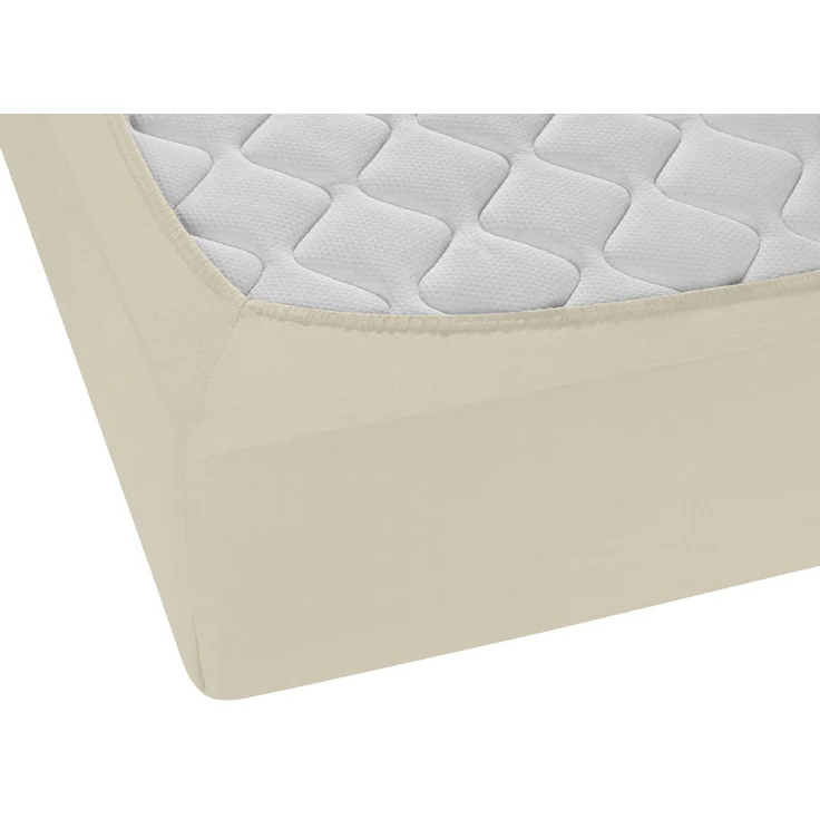 biberna Jersey-Elastic-Boxspring-Spannbetttuch, grau, 1 x 90 x 190 cm - 100x220 cm – Bild 3
