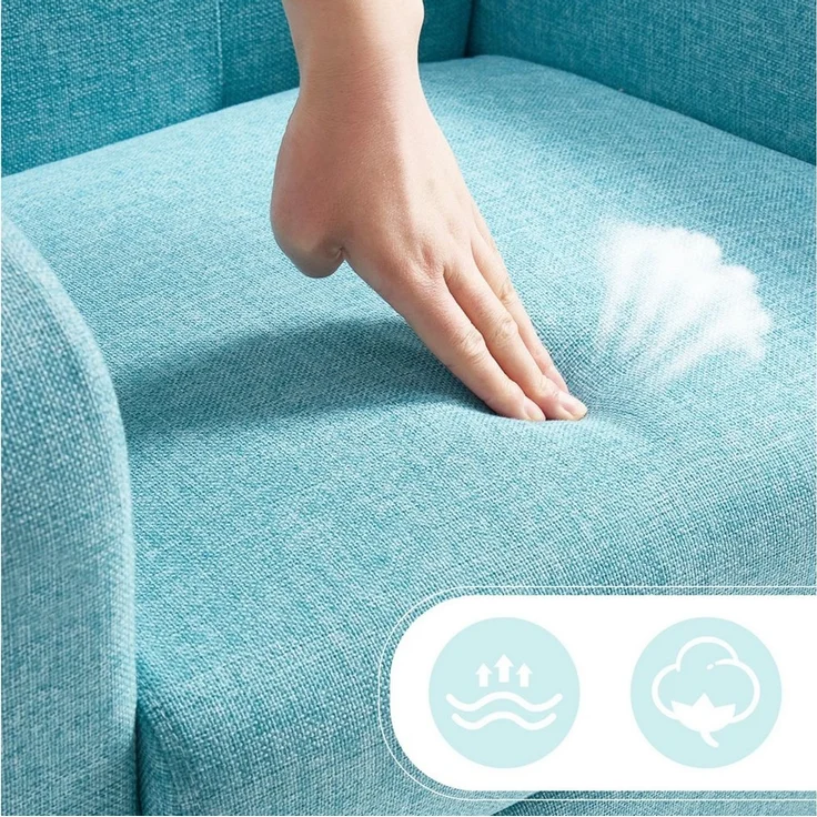 Woltu Ohrensessel (1-St), Relaxsessel mit Massivholzbeinen, Loungesessel modern – Bild 4