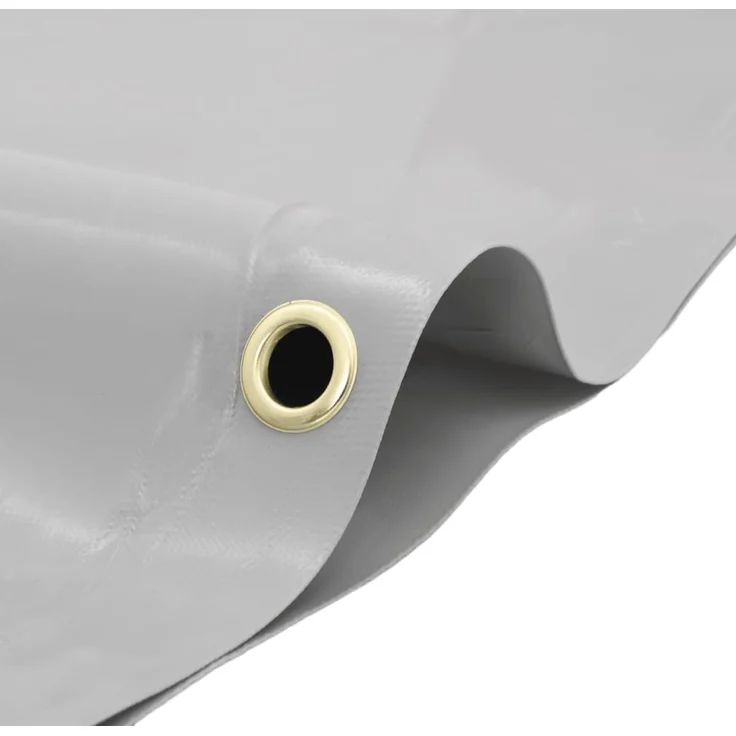 vidaXL Abdeckplane Grau 2,5x4,5 m 650 g/m² 156045 – Bild 4