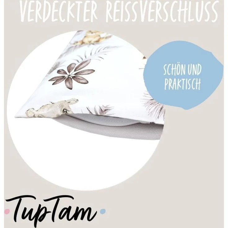 TupTam Kissenbezüge TupTam Kinder Kissenbezug Kissenhülle Dekorativ Gemustert – Bild 4