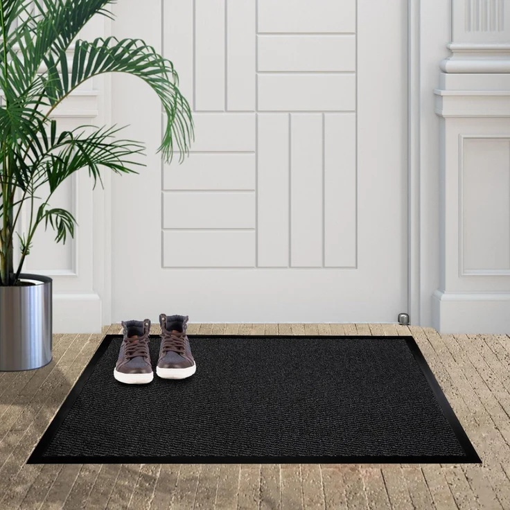 Furni24 Fußmatte - Anthrazit-Schwarz, 60 x 90 cm – Bild 5