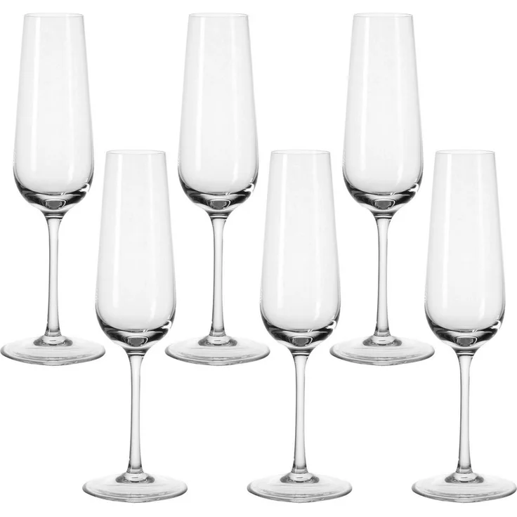 LEONARDO Sektglas TIVOLI, Kristallglas, 210 ml, 6-teilig