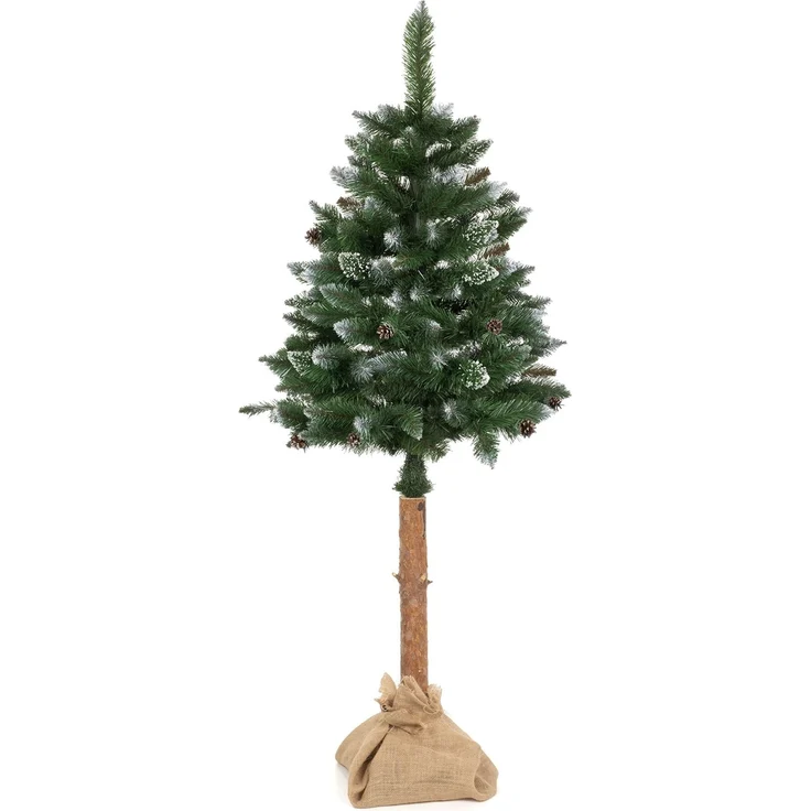 Moritz Weihnachtsbaum künstlich 180 cm mit Schnee Schnellaufbau Stecksystem Tannenbaum kaukasische Tanne Unecht naturgetreu mit Ständer – Bild 1