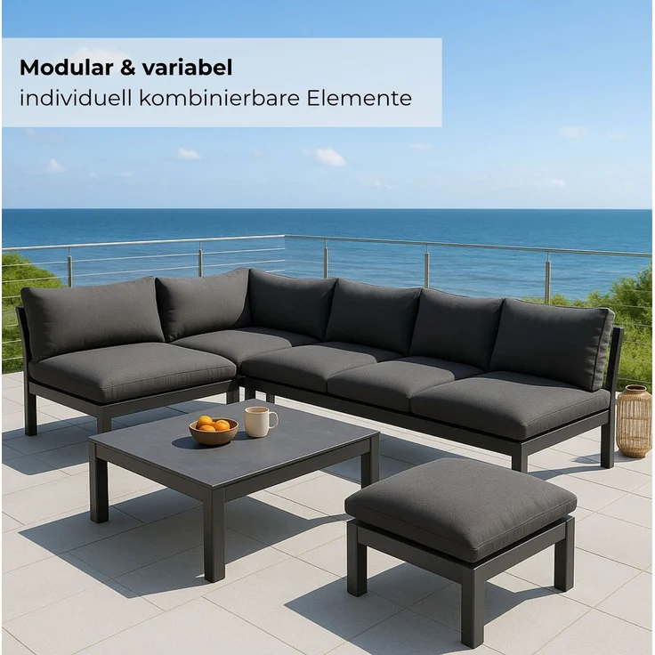 Kettler Comfort 3 Sitzer Liege Gartenliege Sofa mit verstellbaren Liegeflächen – Bild 4