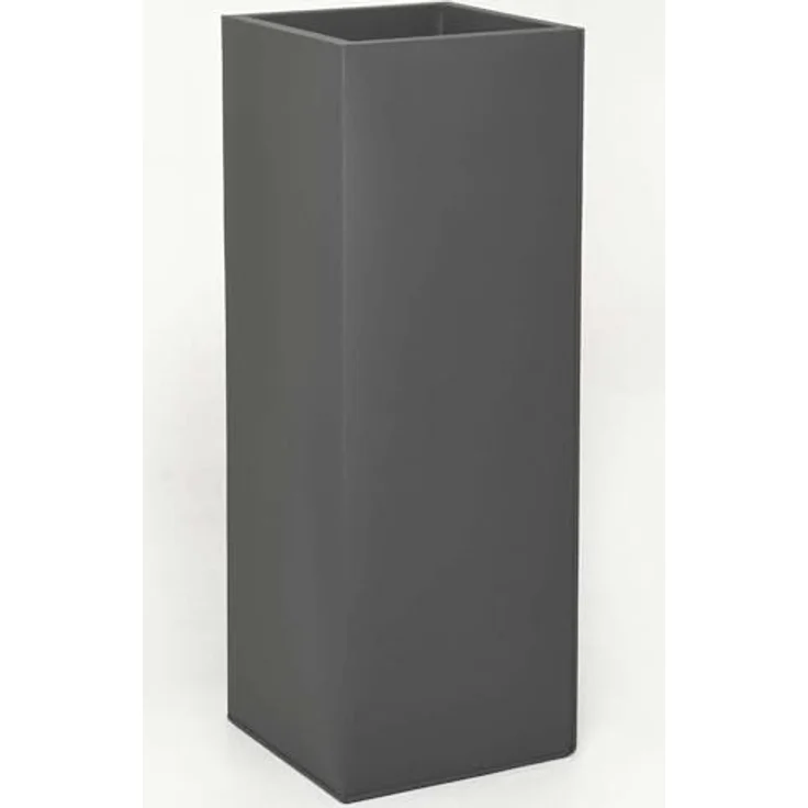 VIVANNO Pflanzkübel Zink BLOCK Säule, Anthrazit Matt 29 x 29 x 80 cm (mit Einsatz) – Bild 3