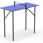 Joola 'Mini' Indoor-Tischtennisplatte, mit Netzgarnitur, Pressspan, blau, 90 x 45 x 76 cm