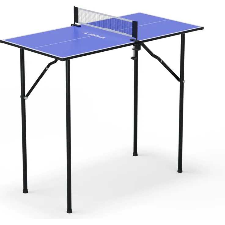 Joola 'Mini' Indoor-Tischtennisplatte, mit Netzgarnitur, Pressspan, blau, 90 x 45 x 76 cm