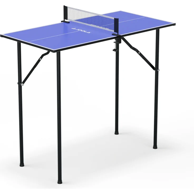 Joola 'Mini' Indoor-Tischtennisplatte, mit Netzgarnitur, Pressspan, blau, 90 x 45 x 76 cm – Bild 1