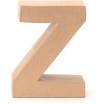 Glorex Papp-Buchstabe Z 17,5 x 5,5 cm