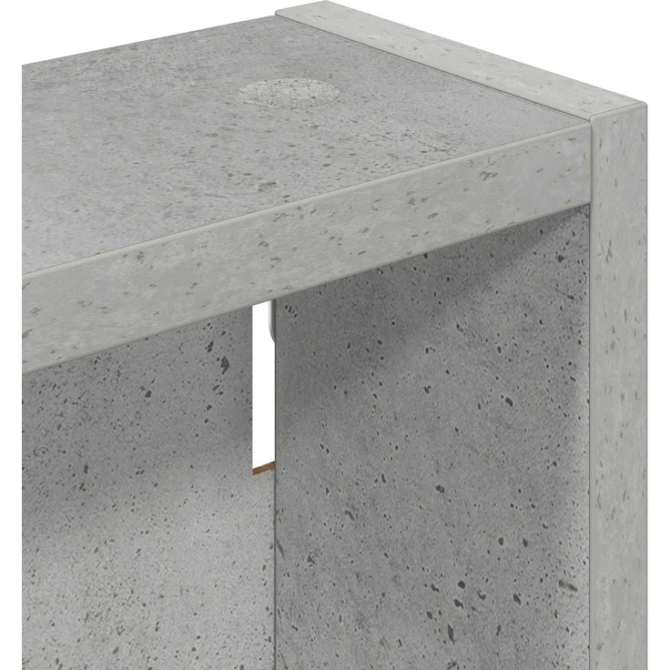 vidaXL Badezimmer-Wandschrank Betongrau 20 x 10 x 50 cm Holzwerkstoff 889282 – Bild 9