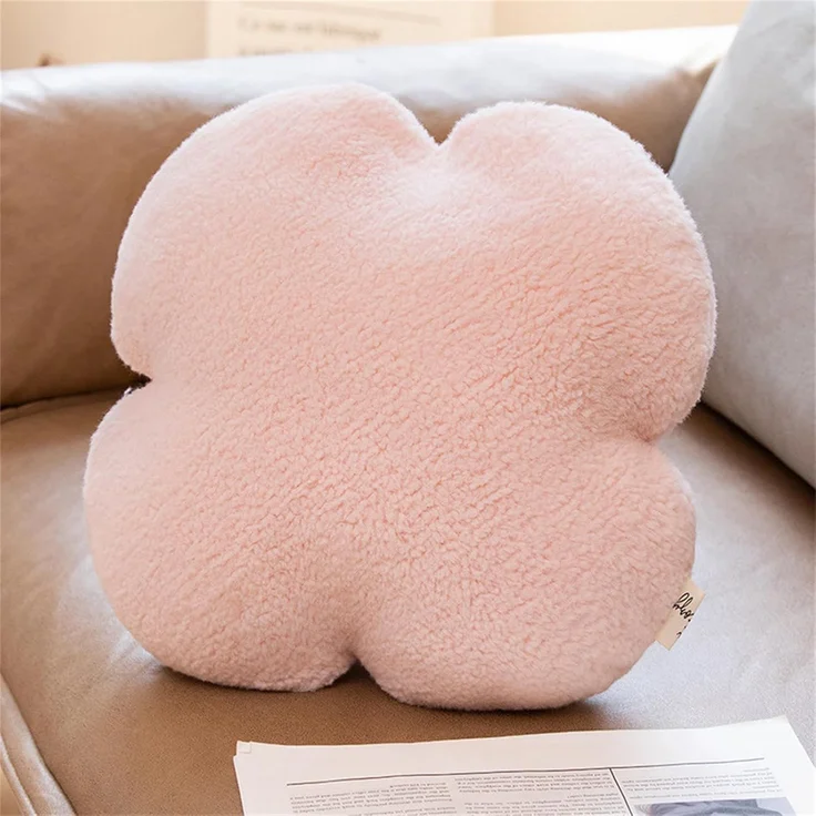 Herzkissen, Herz Kissen Kinderzimmer Decor, Kuschelkissen Kinder Herzform Dekokissen Kopfkissen Kissen Zierkissen für Wohnzimmer Sofa Kind Schlafzimmer Bett (Rosa,40 cm) – Bild 1