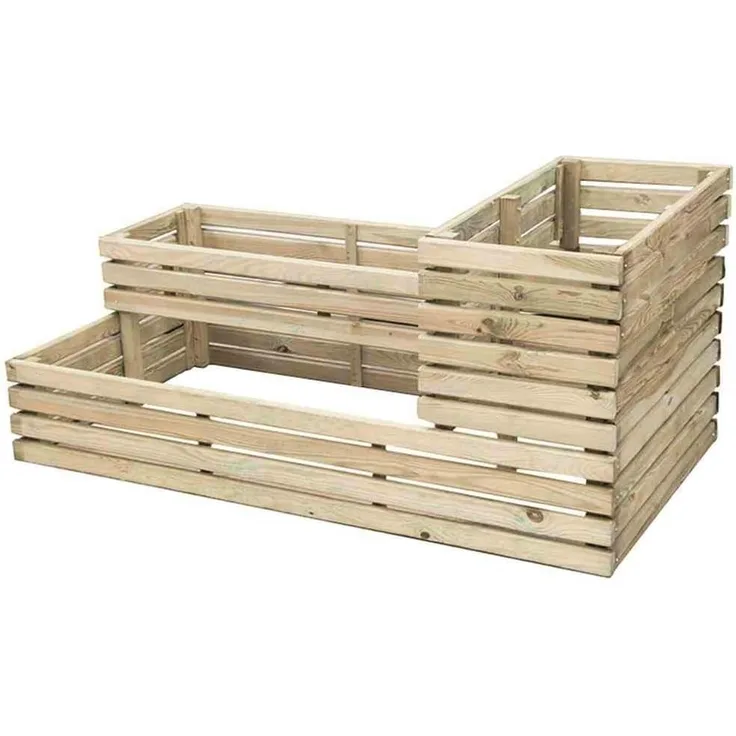 Hochbeet Ella, 120 x 64 x 53 cm kesseldruckimprägniert, inkl. Geotextil