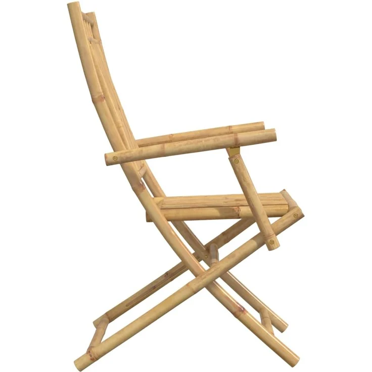 vidaXL Gartenstühle 8 Stk. Klappbar 53x66x99 cm Bambus 3278516 – Bild 5