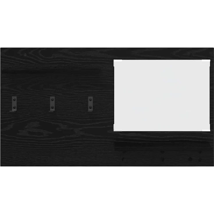 vidaXL Wandmontierter nachttisch Schwarz Eichen-Optik 90 x 10 x 50 cm 874516 – Bild 5