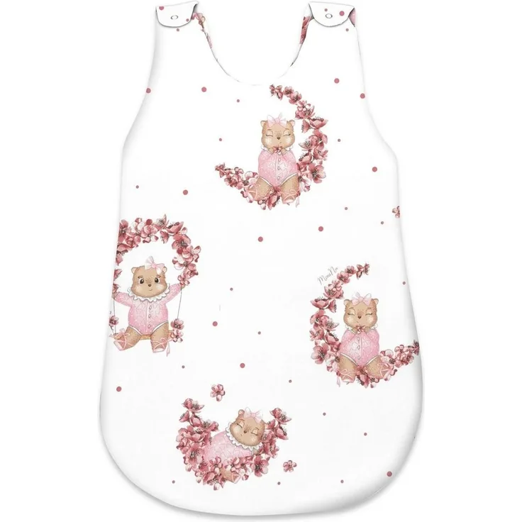Babyschlafsack aus Baumwolle BETTY – Rosa