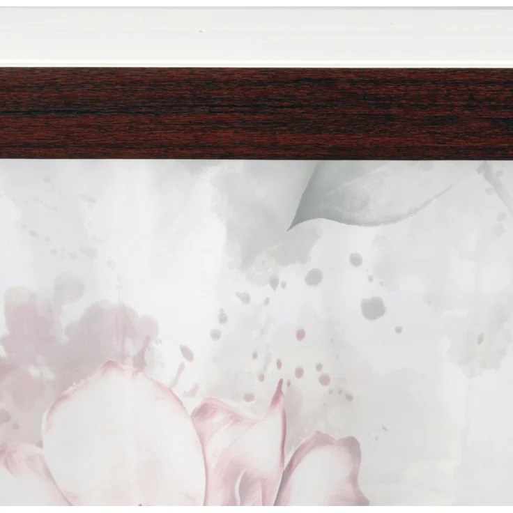 Bestlivings 1-3 Läufige Vorhangschiene mit Innenlauf aus Kunststoff und Kunststoff Blende Mahagoni 210cm 3-läufig – Bild 7