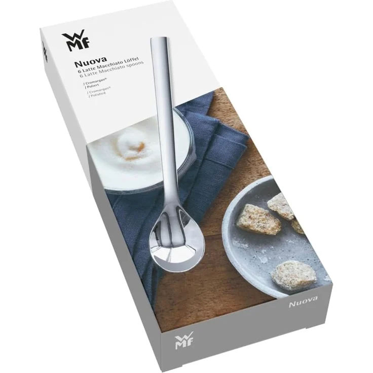 WMF Nuova Löffel-Set Latte Macchiato 6 tlg Besteck – Bild 6