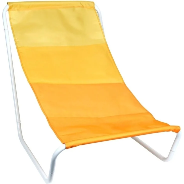 Vilde - Gartenliege Sonnenliege Klappbar - Sonnenliegen - Klappbare Garten Liege Gartenliegen Leicht - Strandliege Liegestuhl Balkon Balkonliege - Strandstuhl tragbar - gelb oange – Bild 4
