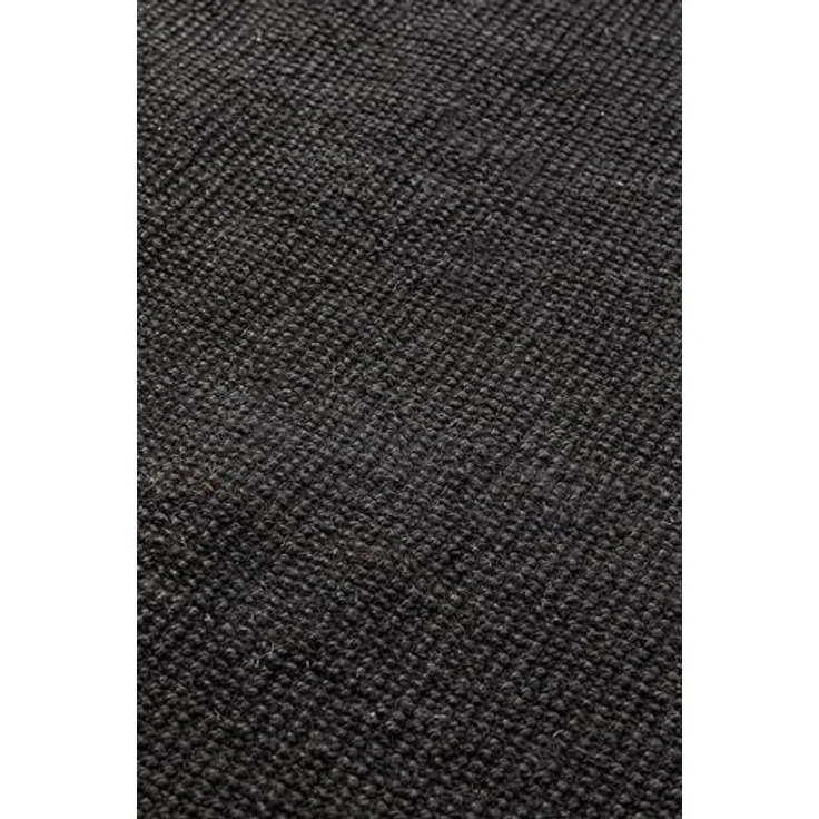 XXXL Flachwebeteppich Bouclé, Schwarz, rechteckig, 60x90 cm, Oeko-Tex® Standard 100, für Fußbodenheizung geeignet, beidseitig verwendbar, pflegeleicht und strapazierfähig – Bild 8