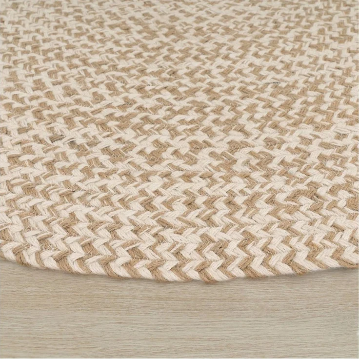 TT Home Teppich Diele, Esszimmer, Flur, Kinderzimmer, Schlafzimmer, Wohnzimmer, Rund, Höhe: 9 mm, Wohnzimmer Teppich Rund Kurzflor Hangefertigt Modern Unifarben Cutout – Bild 3