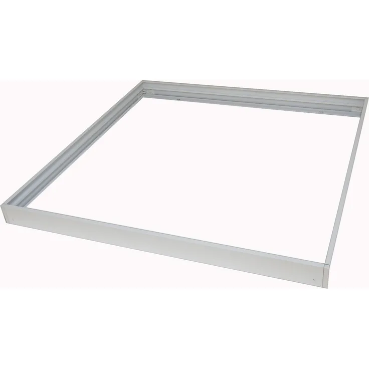 LED Panel Rahmen 62x62cm Aufputz Rahmen Deckenmontage Einbaurahmen Befestigung Aluminium Weiss