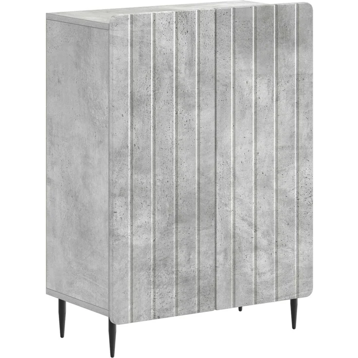 vidaXL 2-teiliges Badezimmer Schrank Set ZWOLLE Betongrau 3417597 – Bild 4