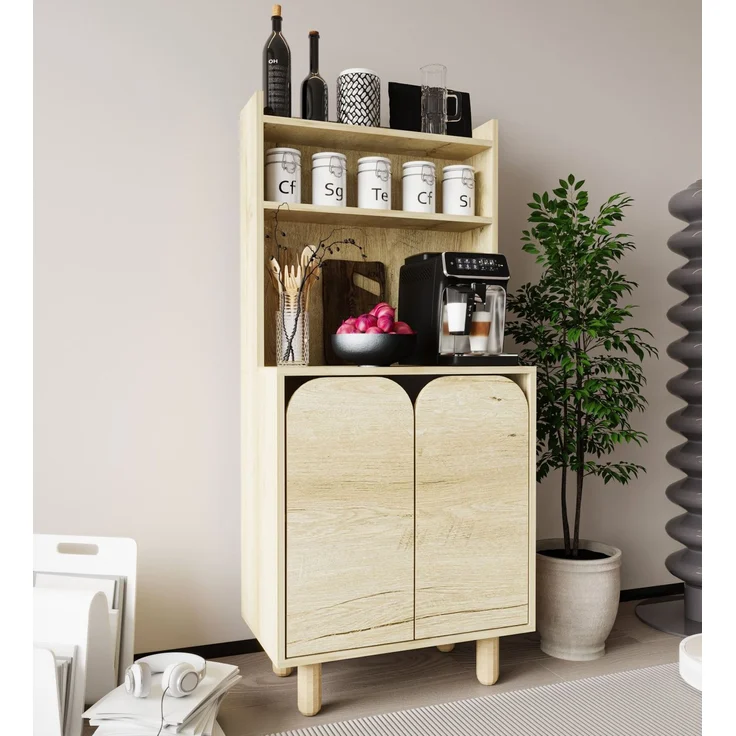 Skye Decor 'Parma 2 - Sapphire Oak' Mehrzweckschrank, Saphir-Eiche, 70 x 155 x 40 cm – Bild 2