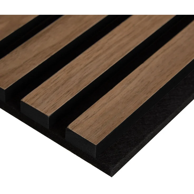 Akustikpaneele Holz 60 x 60 cm 2 Paneele Braun Wandpaneele Deckenpaneele 3D Wandpaneel Wandverkleidung Dekorpaneel – Bild 9