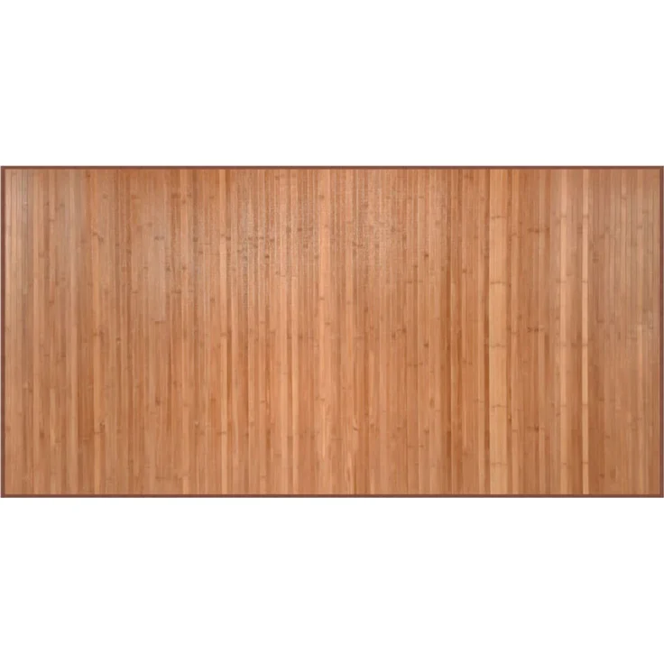 vidaXL Teppich Rechteckig Natur 100x200 cm Bambus 376943 – Bild 2