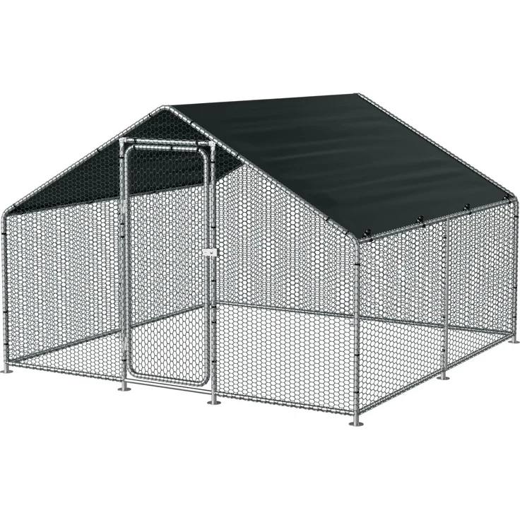 Freilaufgehege Wels mit Sonnendach 3x3x2 m [pro. tec] – Bild 2
