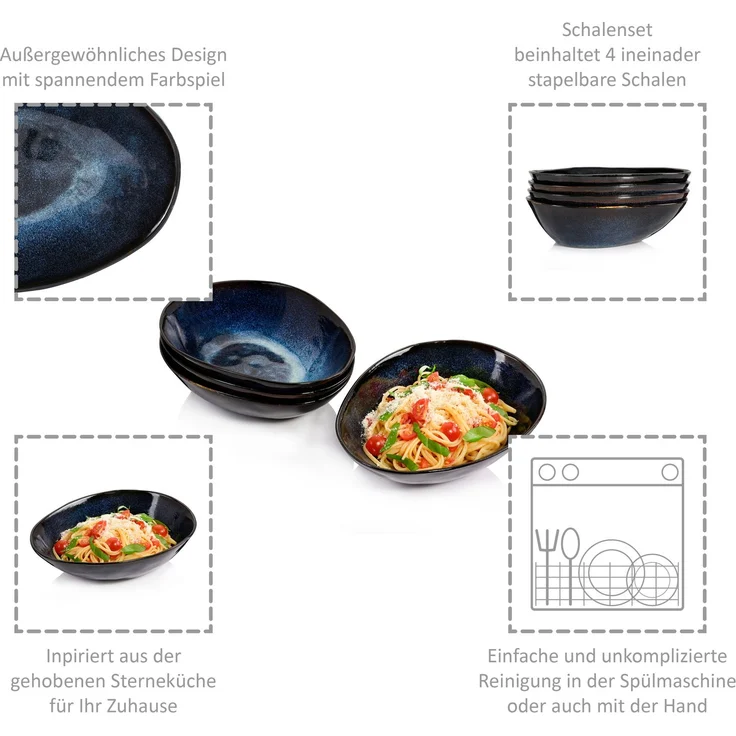 SÄNGER Pastaschalen Set Tokio 4 teilig – Bild 5