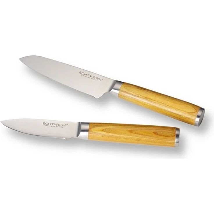 ECHTWERK Messer-Set (Set, 2-tlg), Damazener, (Santokumesser / Schälmesser inkl. Aufbewahrungsbox) – Bild 4