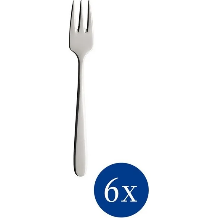 Villeroy & Boch Daily Line Kuchengabel-Set 6-teilig