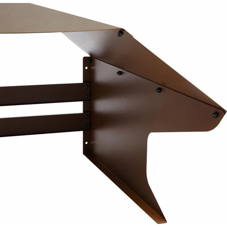 Mendler 'HWC-L43' Mähroboter Garage, Metall, 40 x 59 x 69 cm, Braun – Bild 3