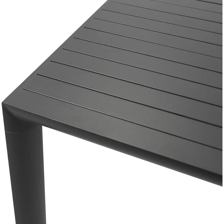 DEGAMO LAGOS XL Garten-Ausziehtisch, Aluminium, anthrazit,195/255x120cm – Bild 6