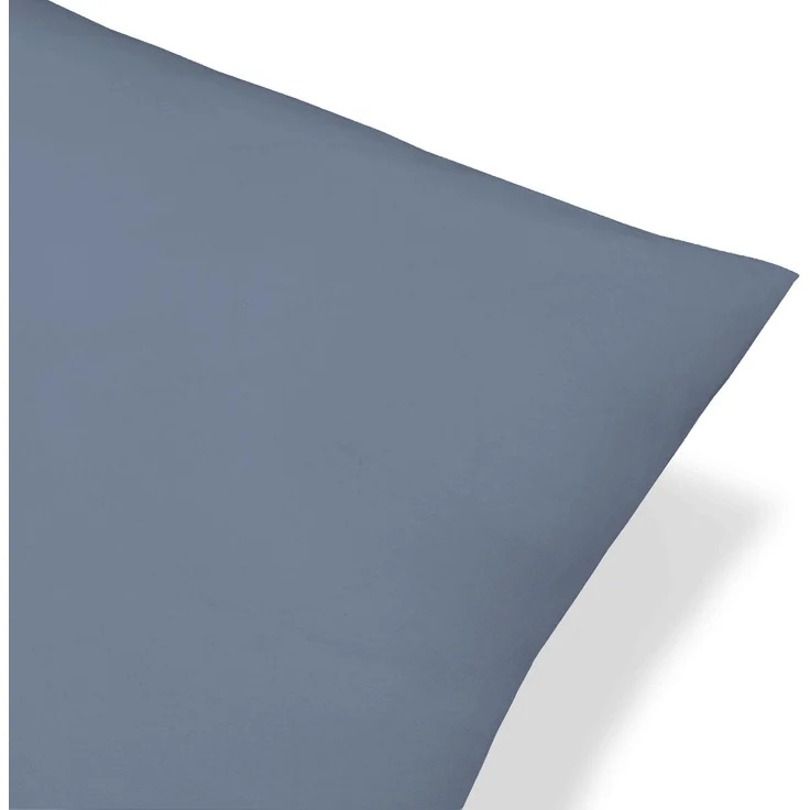 biberna Feinjersey-Kissenbezug, 2-teilig, blau, 40x60 cm – Bild 2