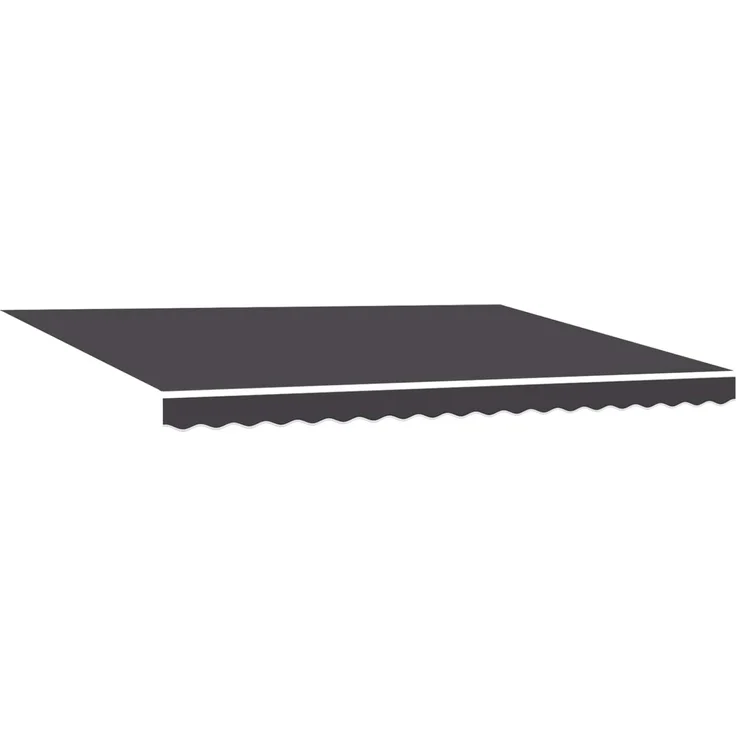 vidaXL Elektrische ausziehbare Markise Anthrazit 4 × 3,5 m 3421183 – Bild 2
