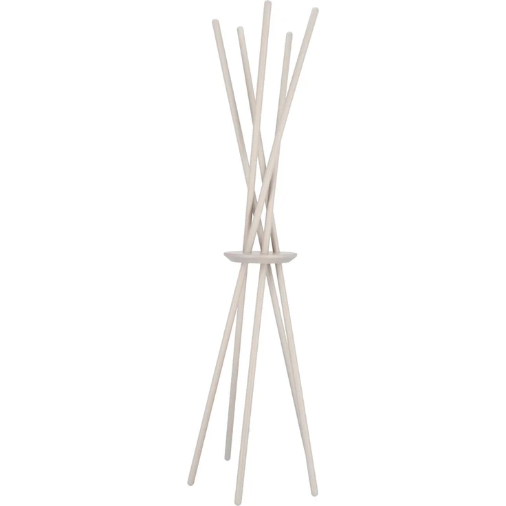 Kleiderständer Walk aus massiver Buche, modernes Design, hellgrau lackiert, von Jan Kurtz – Bild 2