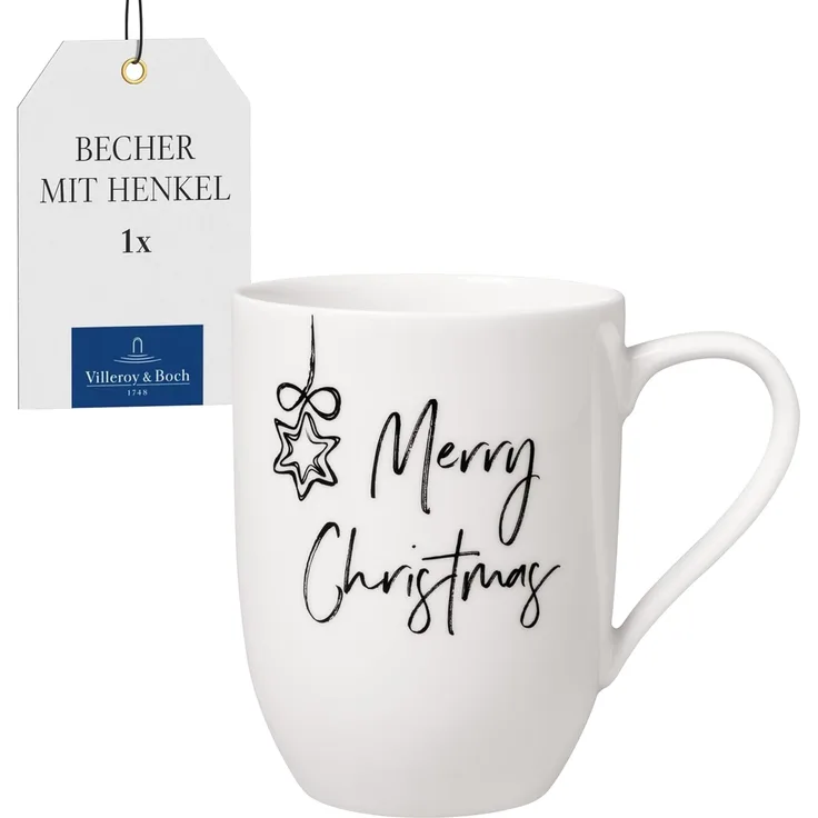 Villeroy & Boch Statement Becher 'Merry Christmas' 290 ml