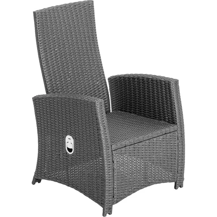 KONIFERA Garten-Essgruppe »New Paris«, (Set, 25-tlg, 8 Sessel, Rückenlehne verstellbar, Tisch 100x200x75 cm, inkl. Auflagen), Aluminium/Polyrattan – Bild 2