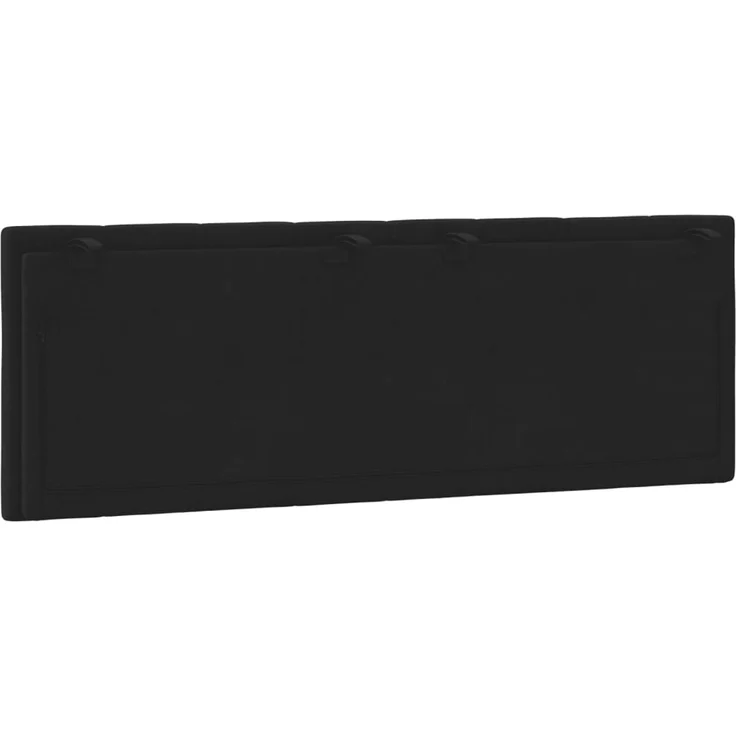 vidaXL Kopfteil-Kissen Schwarz 140 cm Samt 374671 – Bild 7