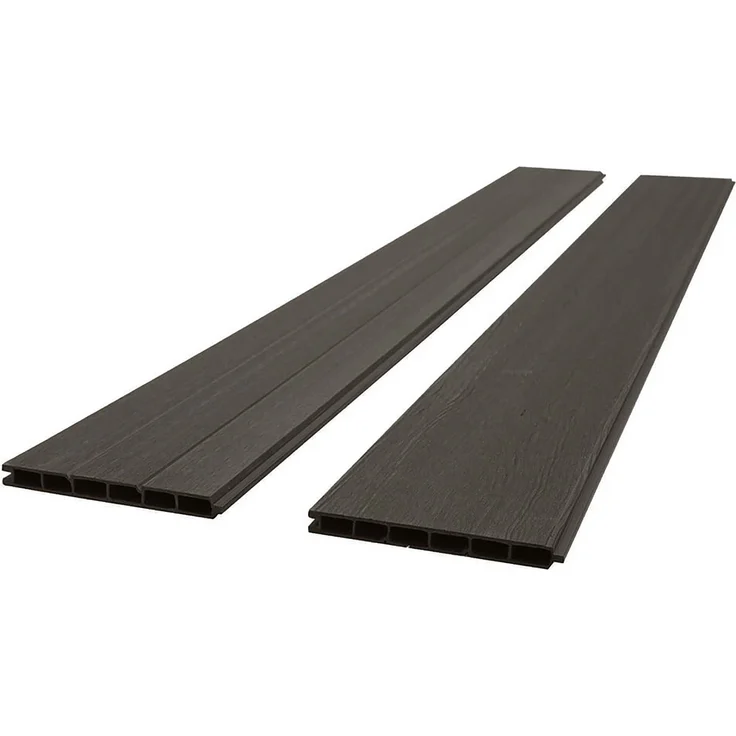 GreenYard WPC Sichtschutzzaun CORTEZA 5x Zaunelement + 6x Pfosten - 8,9m – Bild 4