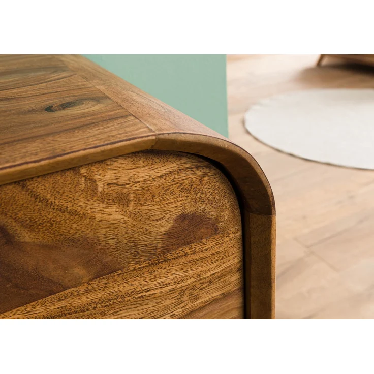 Sideboard Sheesham 173 x 40 x 75 hellbraun lackiert MAILAND #102 – Bild 7